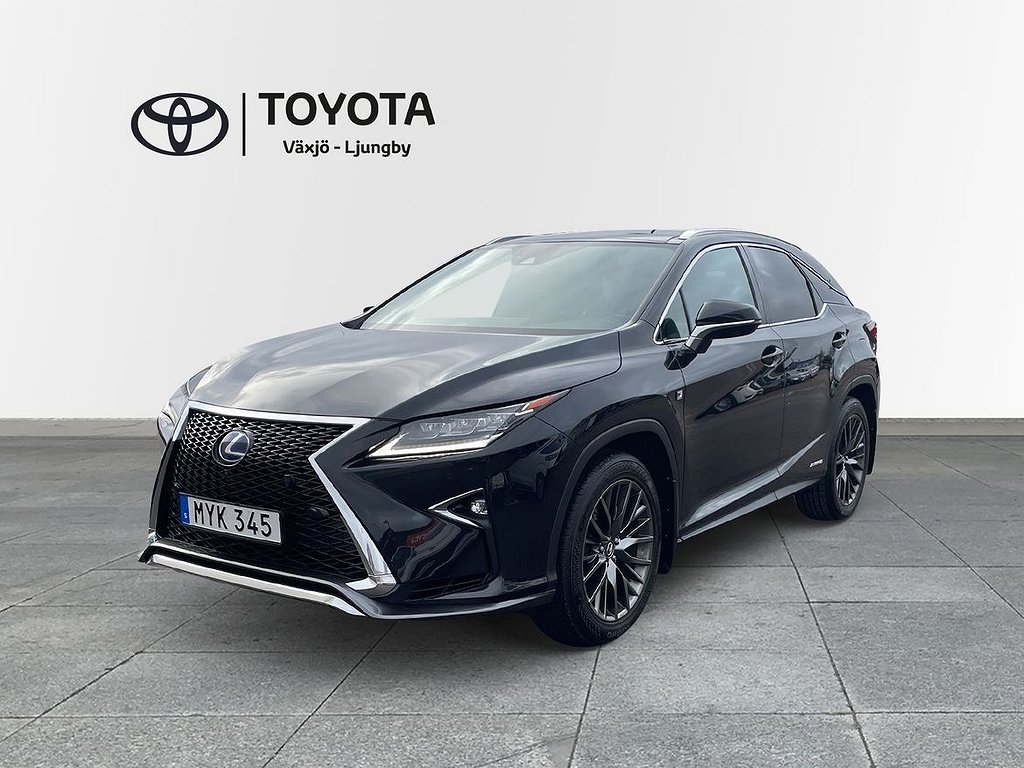 Lexus RX 450h AWD 3.5 V6 F Sport Premium Pano Värmare Drag V-hjul