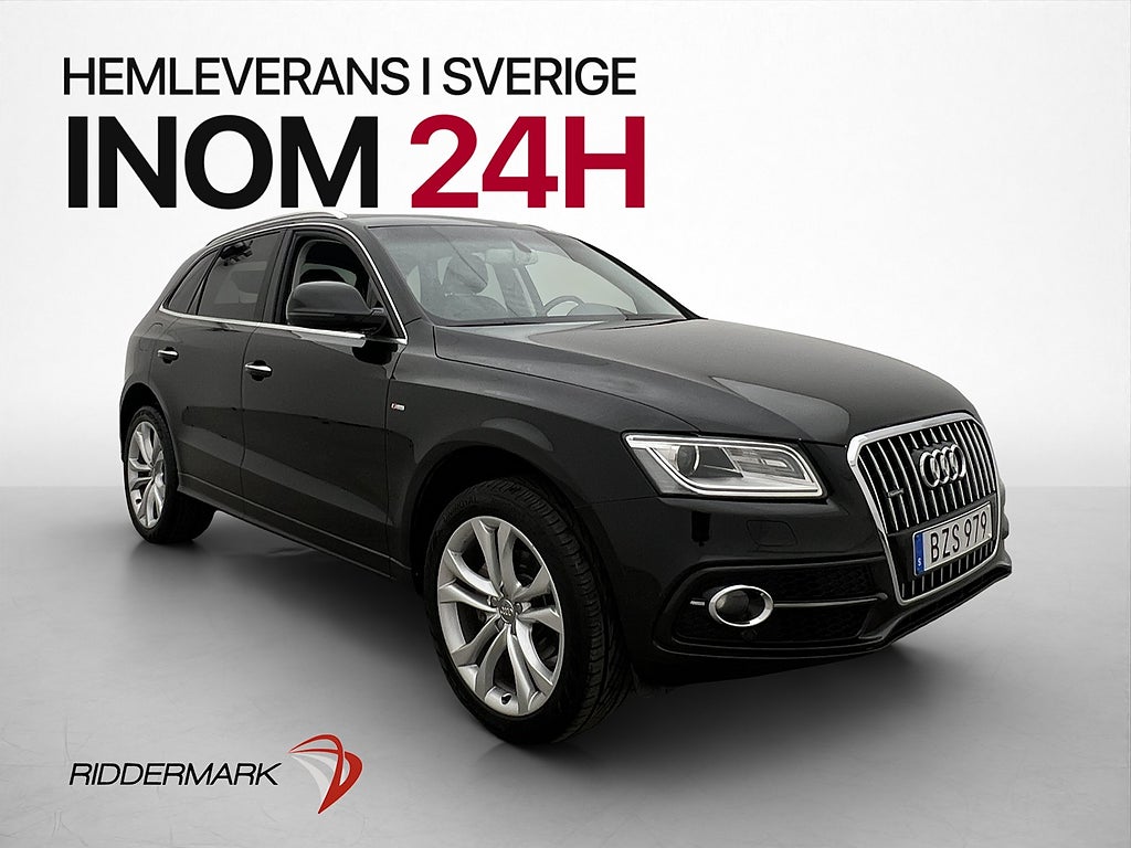 Audi Q5 TDI Quattro 190hk S-Line D-Värmare Halvskinn Drag