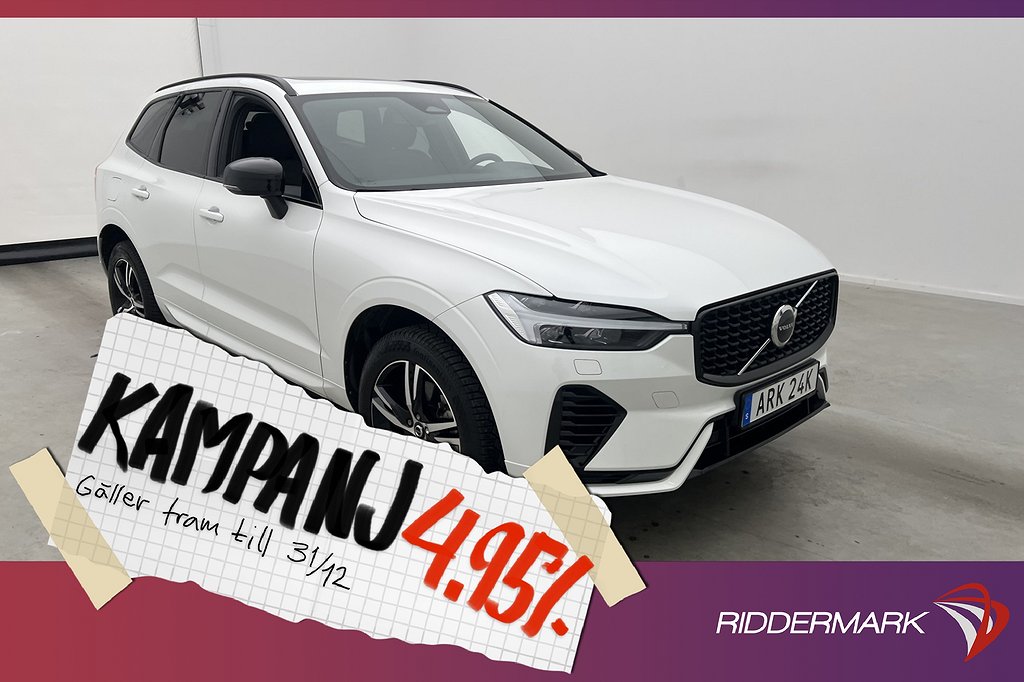 Volvo XC60 Recharge T6 R-Design Värm Pano 4,95% Ränta