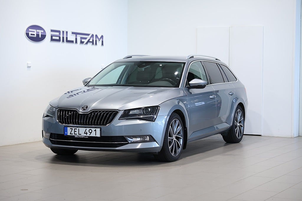Skoda Superb Combi L&K TDI 190 4X4 DSG Drag Värmare Läder