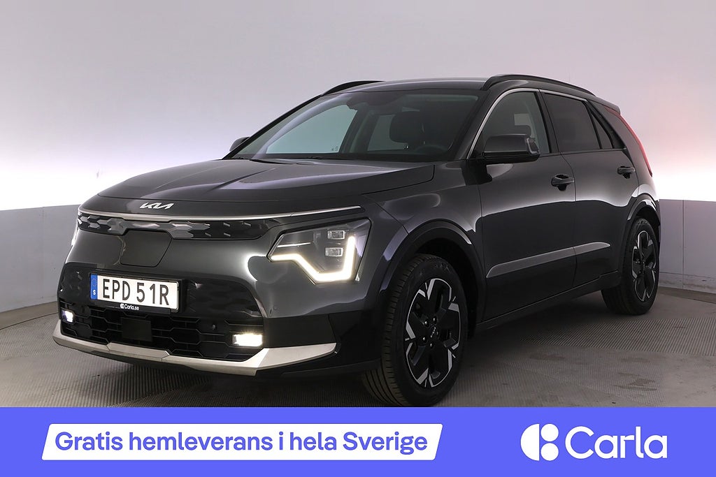 Kia Niro EV Action Dödavinkel Läder Drag Kamera Elstol