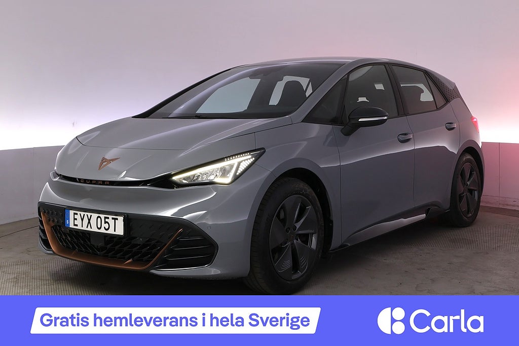 Cupra Born 58 Pilot M AdapFarth Kamera Navi CarPlay V-hjul