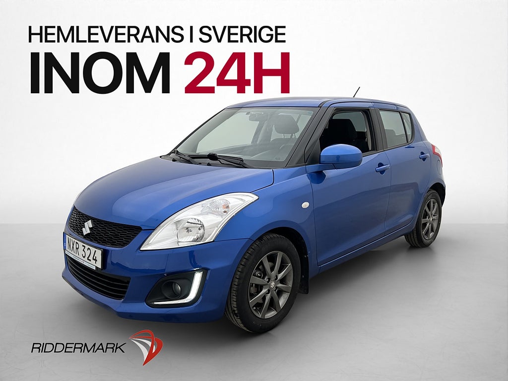 Suzuki Swift 1.2 16V VVT 94hk Värmare Farthållare LÅGAMIL