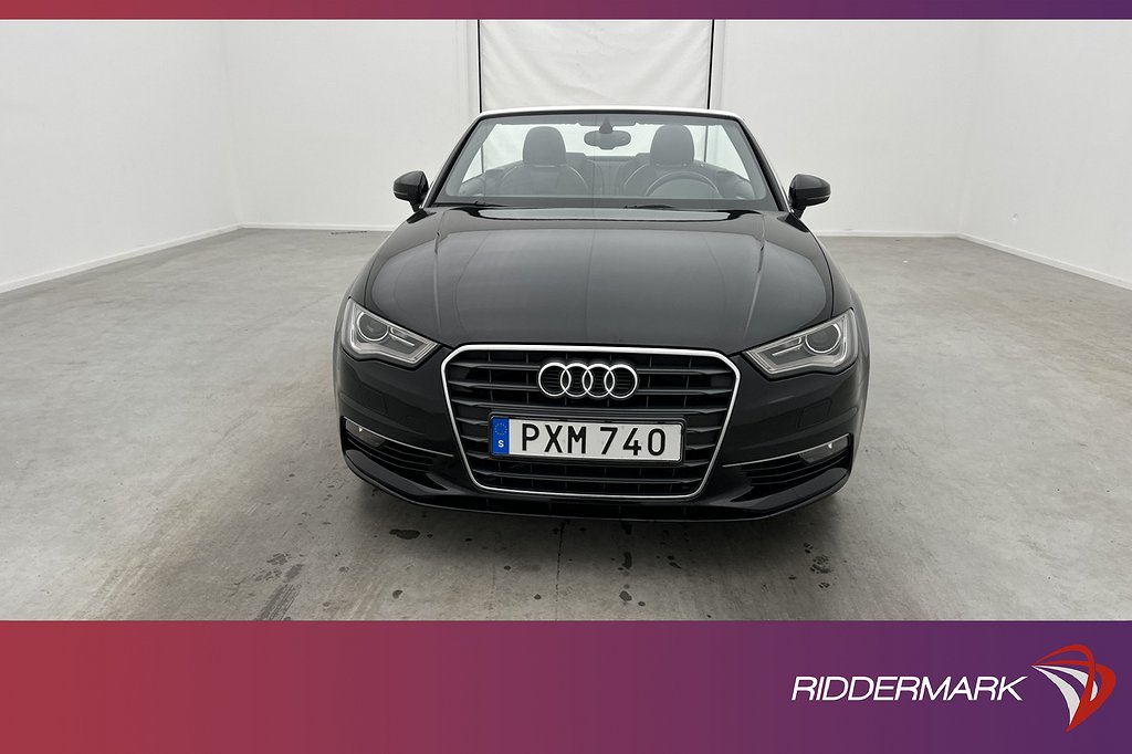 Audi A3 Cabriolet 2.0 TDI 150hk Sport Sensorer Halvskinn BT