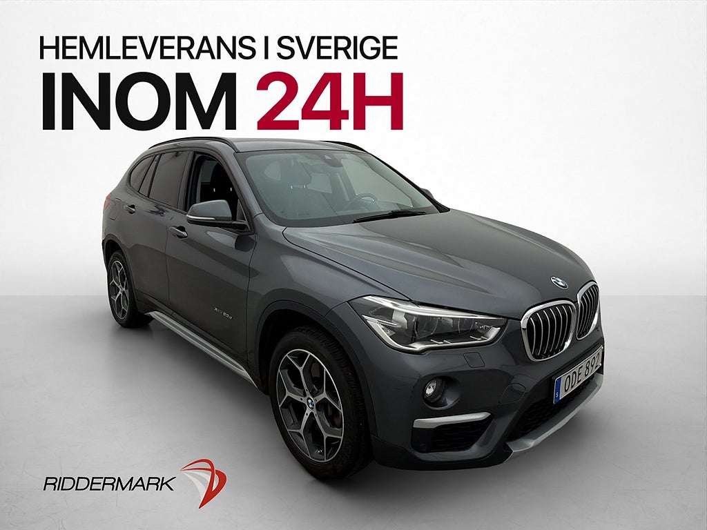 BMW X1 xDrive20d 190hk xLine Dragkrok Kamera Navi