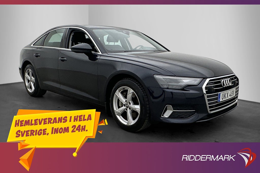 Audi A6 Sedan 45 TFSI Quattro 245hk P-Värmare Navi Dragkrok