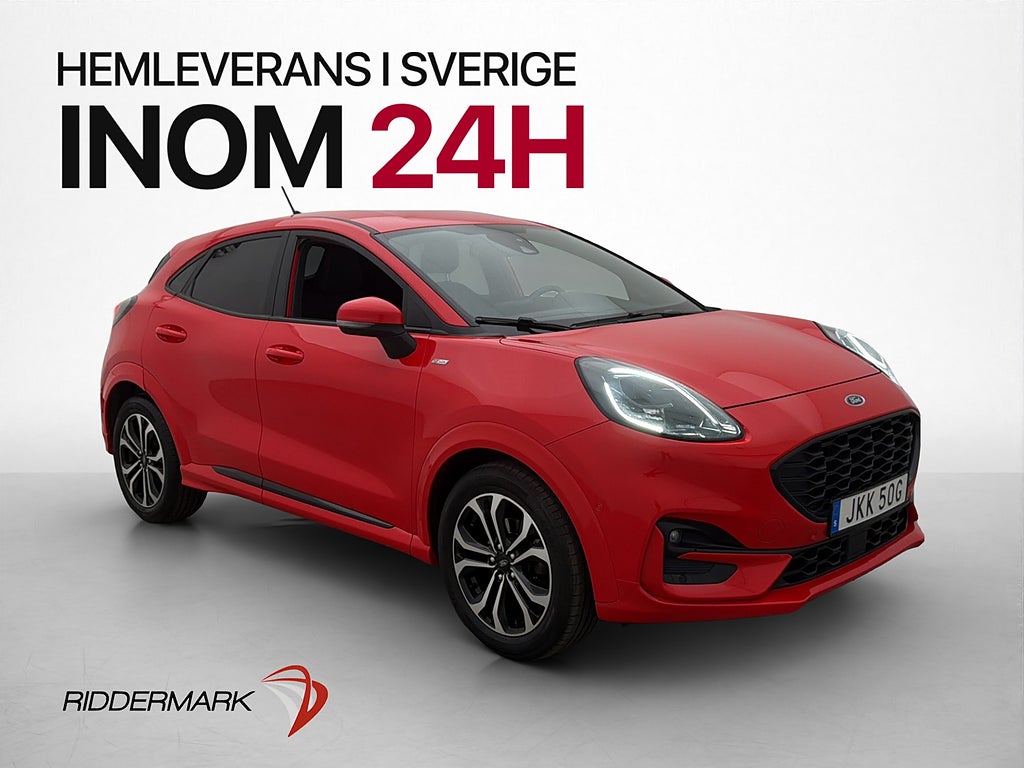 Ford Puma 125hk ST-Line Cockpit Kamera Navi Rattvärme