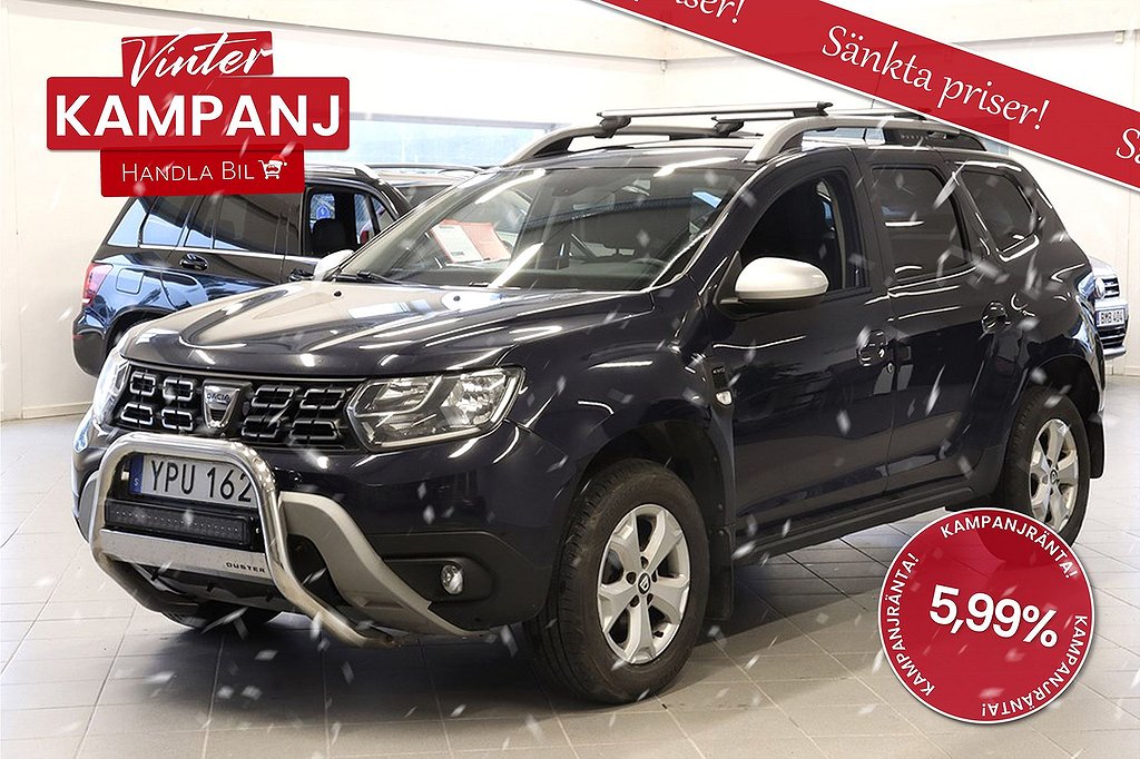 Dacia Duster 1.2 TCe 4x4 KAMPANJ Drag B-kam Navi 4WDLock SoV 125hk