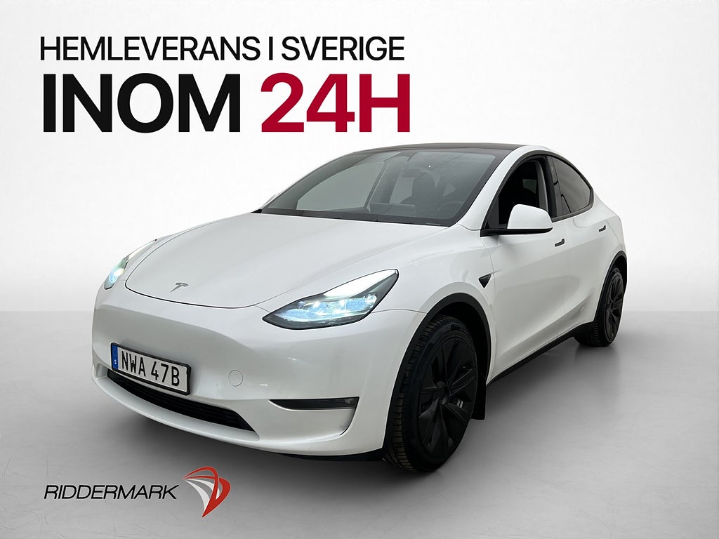 Tesla Model Y Long Range AWD 514hk Autopilot Drag Skinn