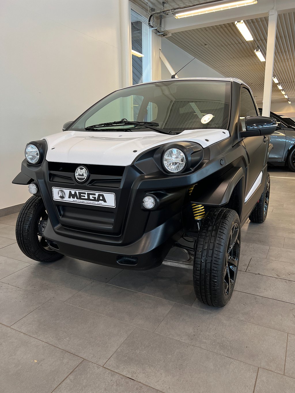 Aixam Mega e-Scouty 100% elektrisk mopedbil, Webastovärmare