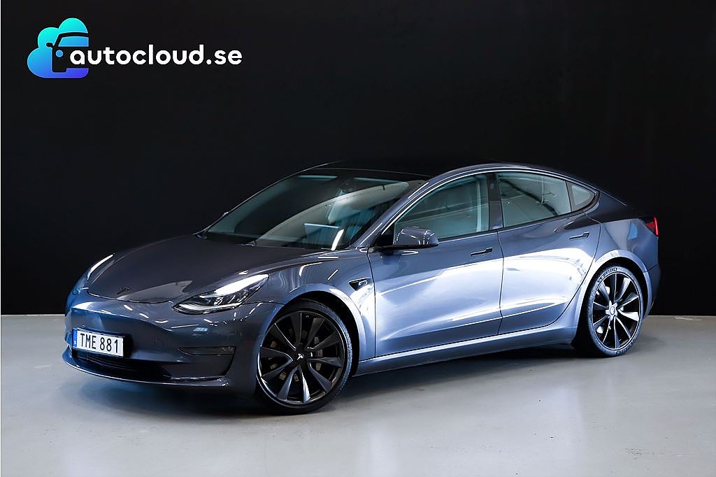 Tesla Model 3 Long Range AWD Dragkrok Värmepump Autopilot 440hk