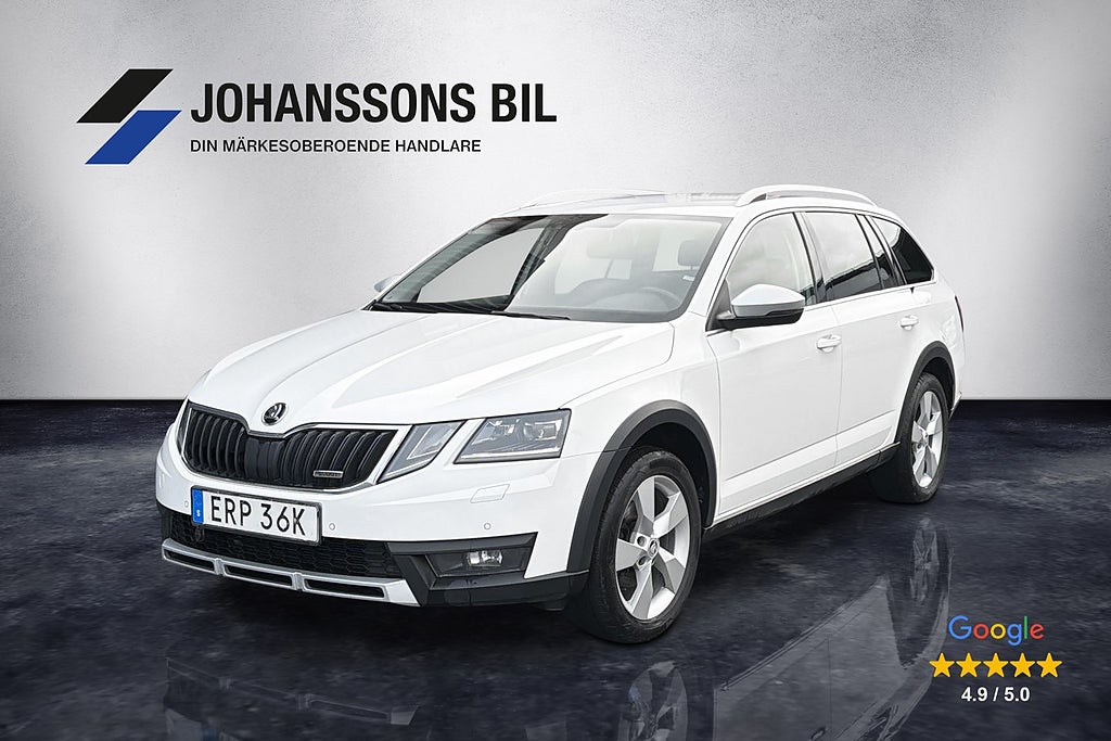 Skoda Octavia Scout 2.0 TDI 4x4 Premium Värmare Drag Kamera Navi