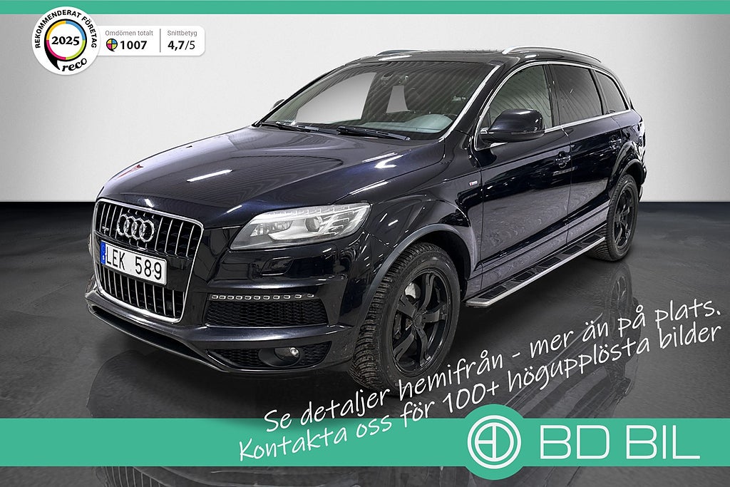 Audi Q7 3.0 TDI QUATTRO S-LINE 7-SITS PANO