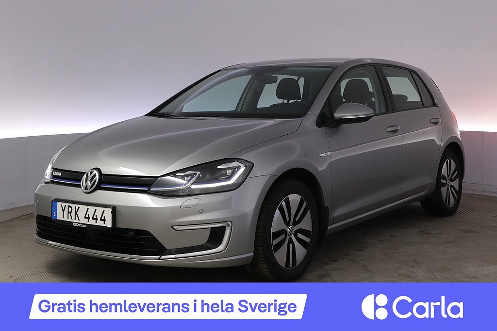 Volkswagen E-Golf 35,8 kWh PlusPkt PDC LED Värmepump Navi