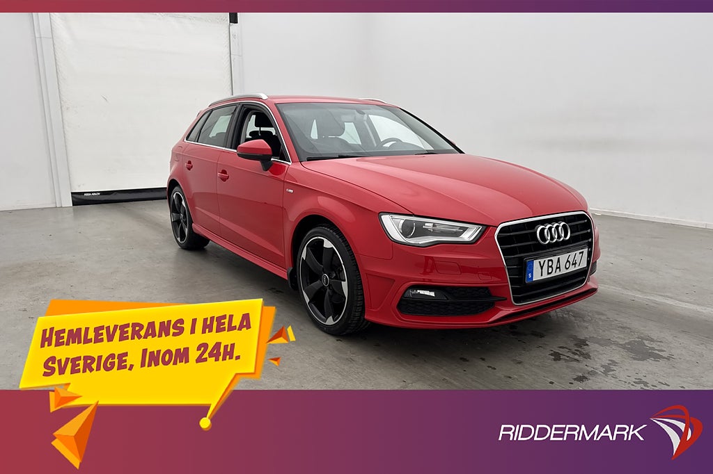 Audi A3 1.4 TFSI P-Sensorer Bluetooth Låg skatt Få Brukare
