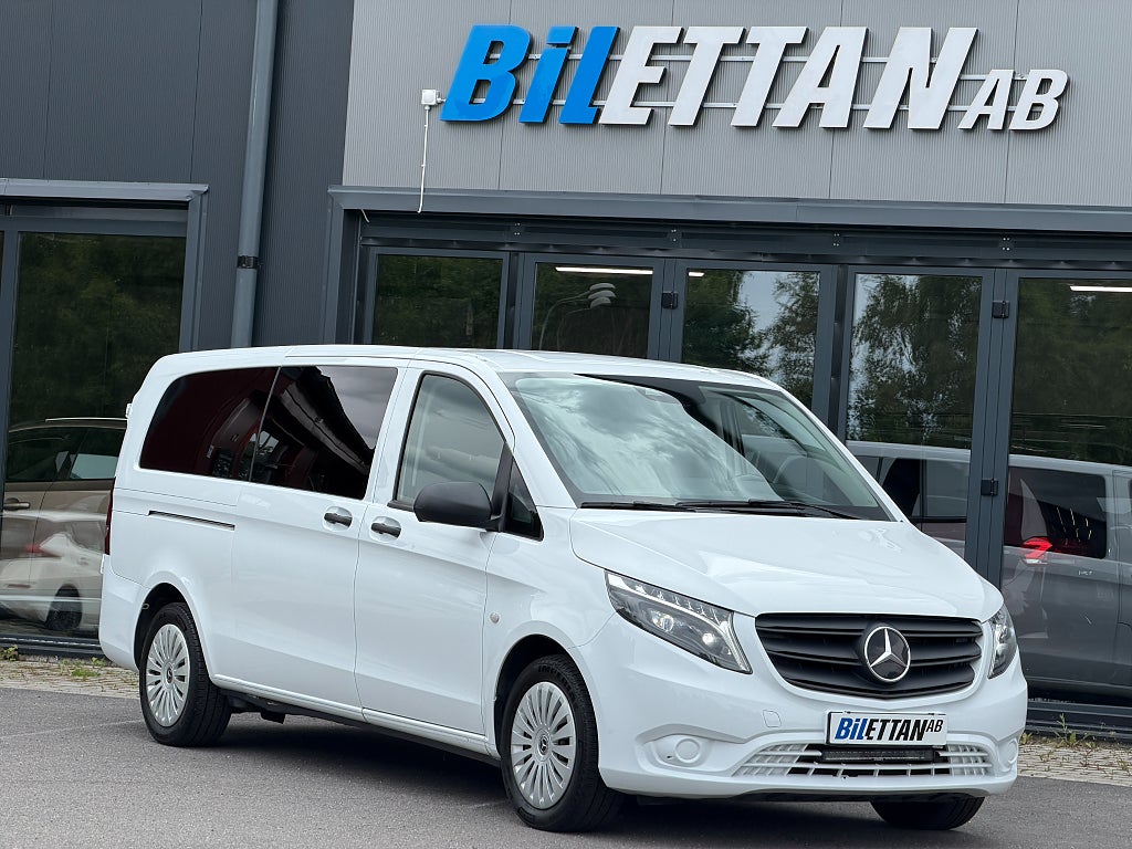 Mercedes-Benz Vito Tourer 116 9sits Extra Lång CDI 9G-Tronic|Dragkrok|LED