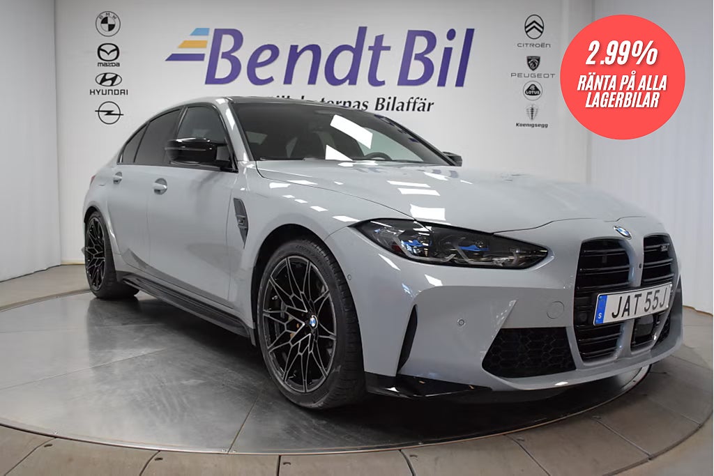 BMW M3 Competition xDrive / 2,99% RÄNTA / Keramiska / DAP