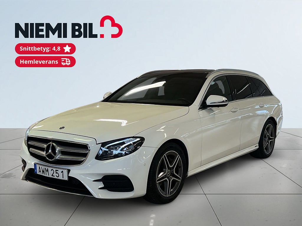 Mercedes-Benz E220 220 T d 4x4 AMG Line S&V Dvärme Dragkrok 360° Panorama