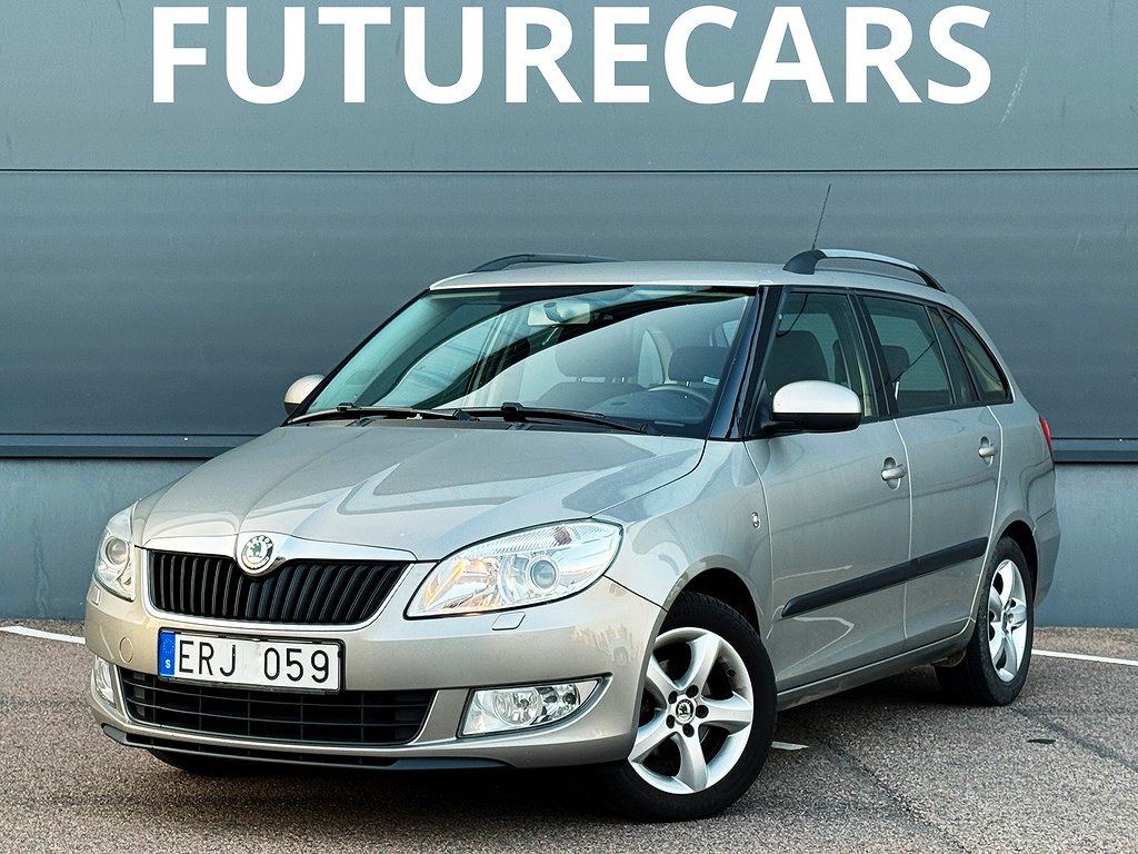 Skoda Fabia Kombi 1.2 Euro 5 Besiktigad, få ägare mm 