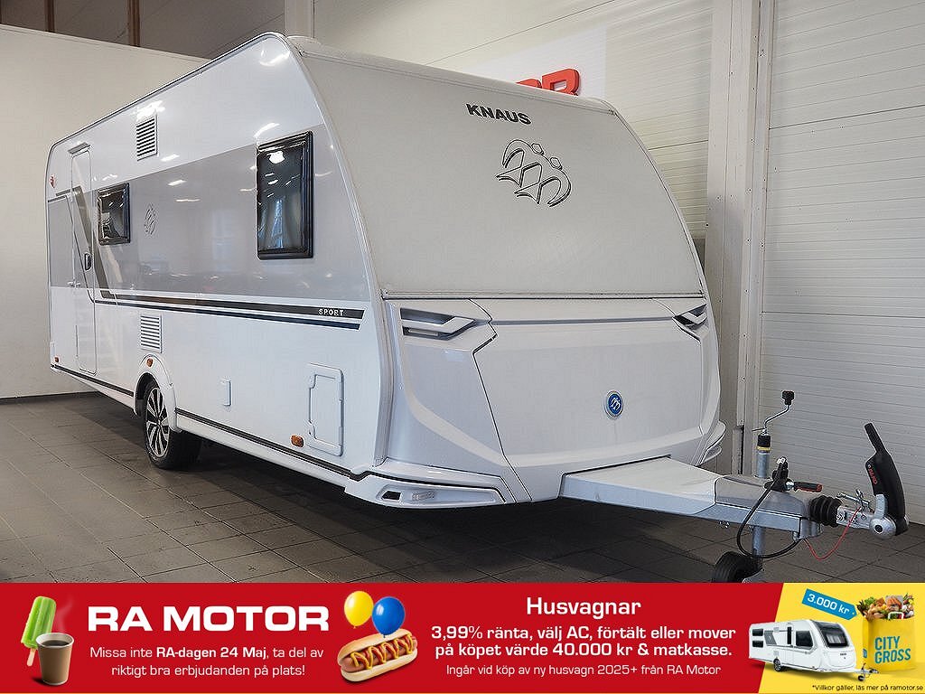 Knaus Sport 540 FDK Design-Paket I Golvvärme I 3,99% Ränta 2024