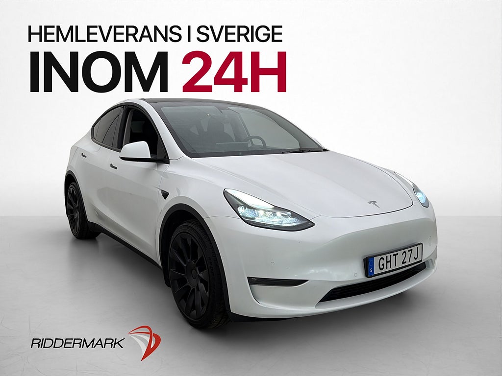 Tesla Model Y Long Range AWD Svensksåld Autopilot Pano MOMS