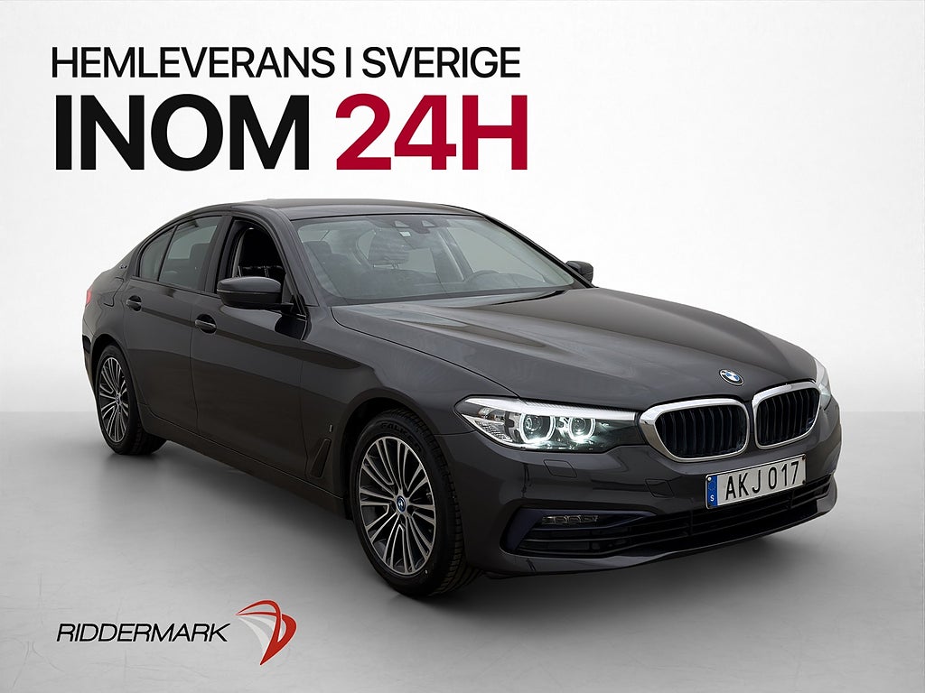 BMW 530e iPerformance Sedan 252hk Sport line HiFi Kamera