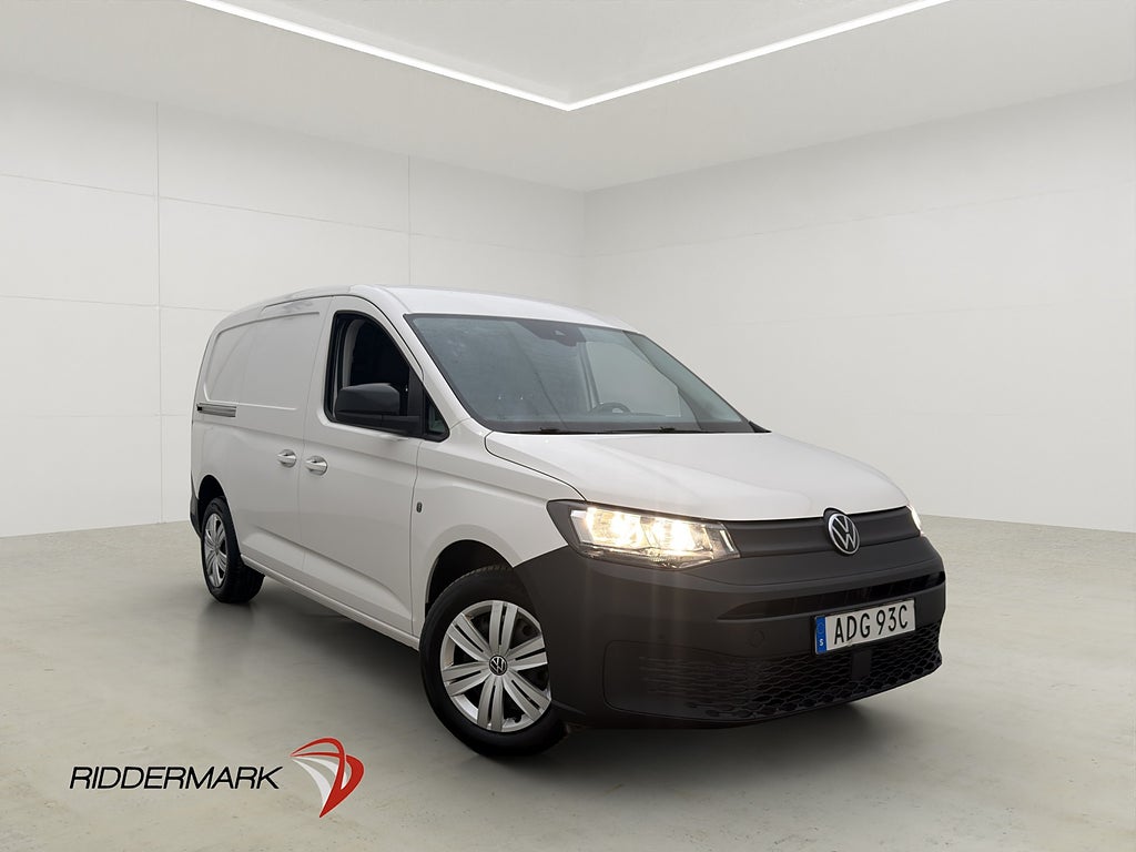 Volkswagen Caddy Maxi Cargo Värmare PDC Drag CARPLAY Moms