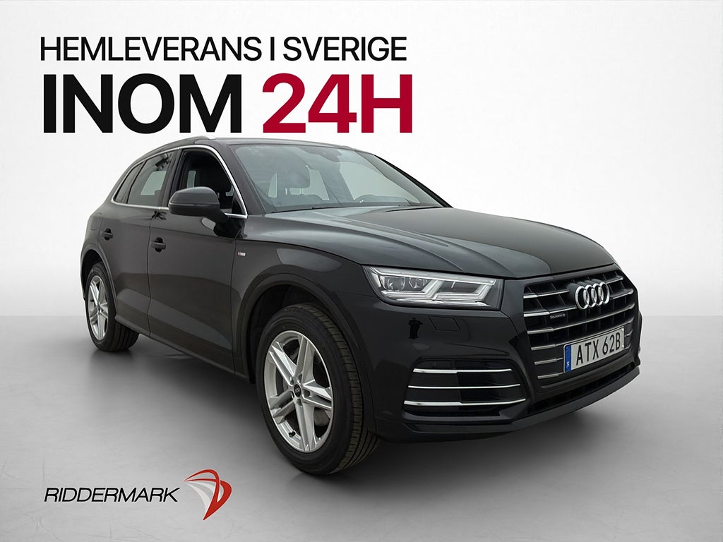 Audi Q5 55 TFSI e Q S-Line Cockpit P-Sensorer Havlskinn Drag