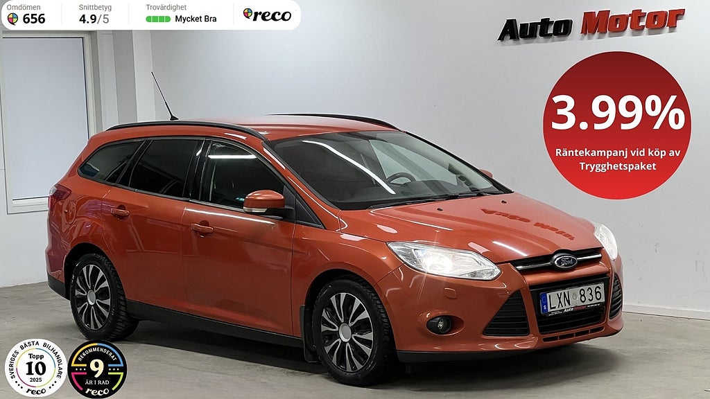 Ford Focus Kombi 1.6 TDCi 95hk Värmare / bytt kamrem