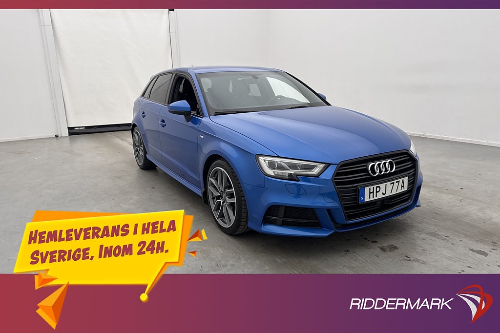 Audi A3 Sportback 35 TFSI S-Line P-Värmare Audi-Sound Drag