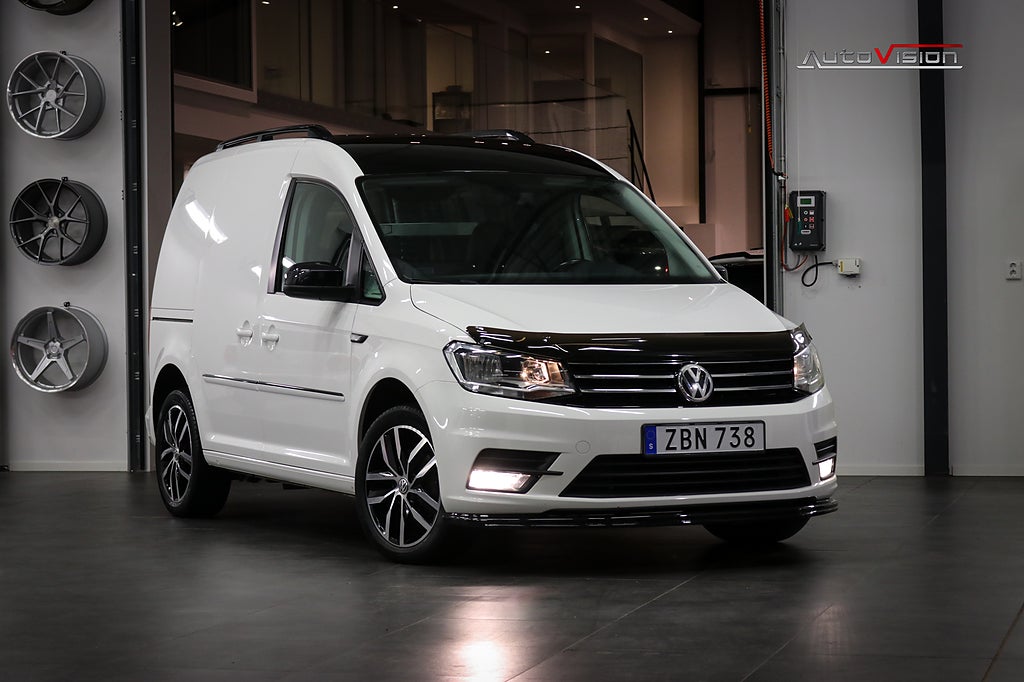 Volkswagen Caddy Van 2.0 TDI BMT DSG 102hk EDITION 35 LÅG MIL DRAG S&V