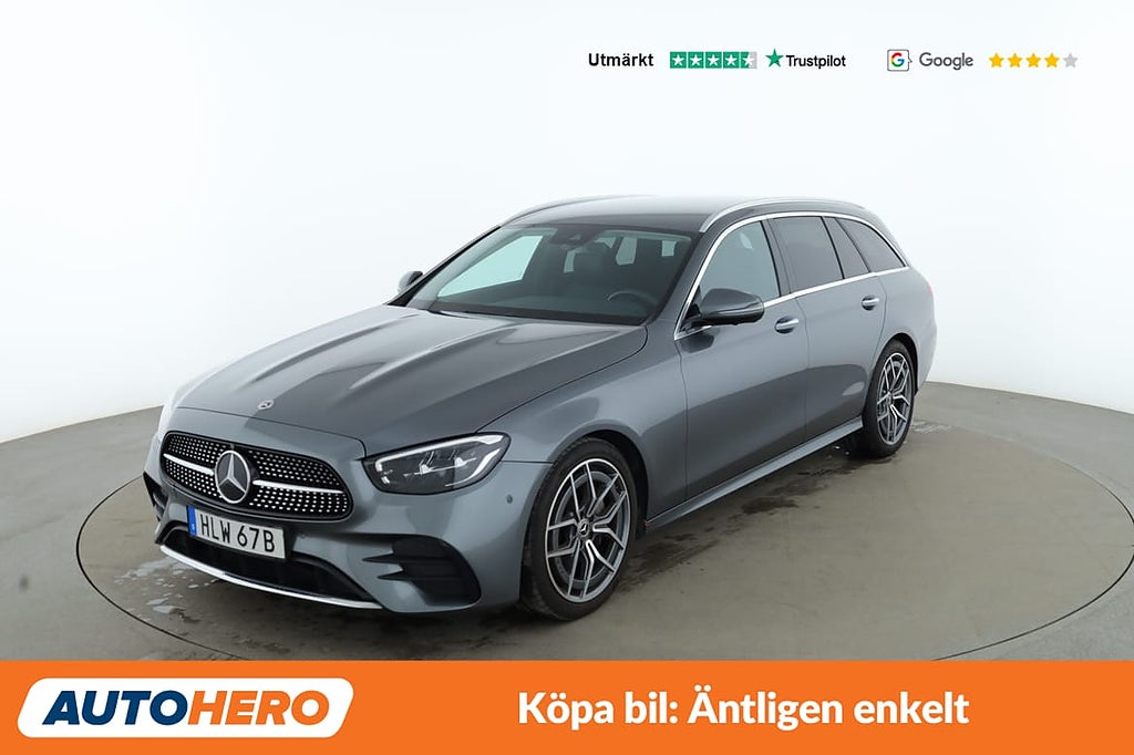 Mercedes-Benz E220T d AMG Line / 360, Dragkrok, GPS