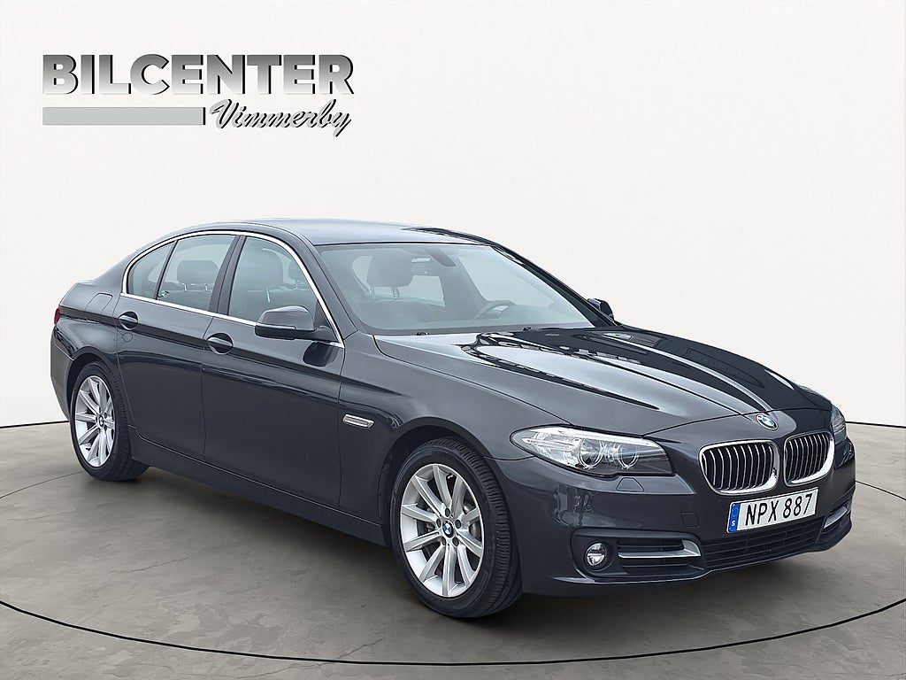 BMW 520d Sedan Steptronic 190hk M-ratt Läder Drag