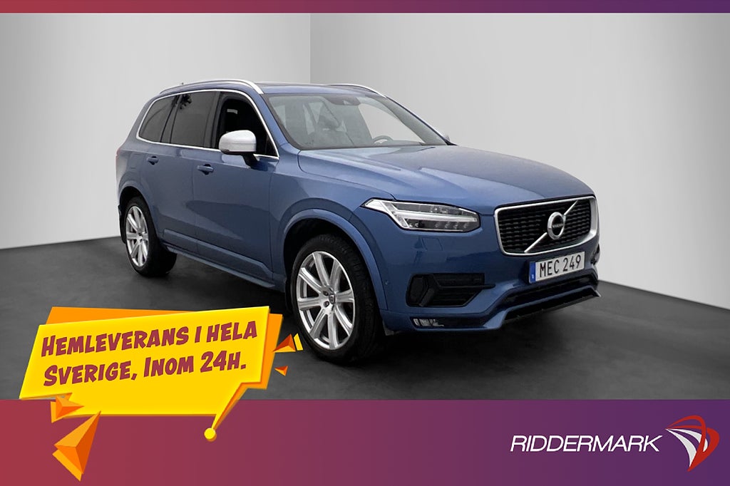 Volvo XC90 T6 320hk AWD R-Design B&W 7-Sits Pano Drag VOC