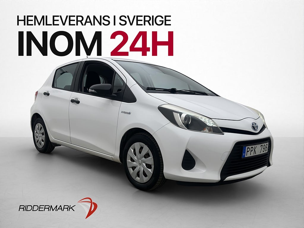 Toyota Yaris Hybrid 101hk Life Sensorer AC Låg-Skatt