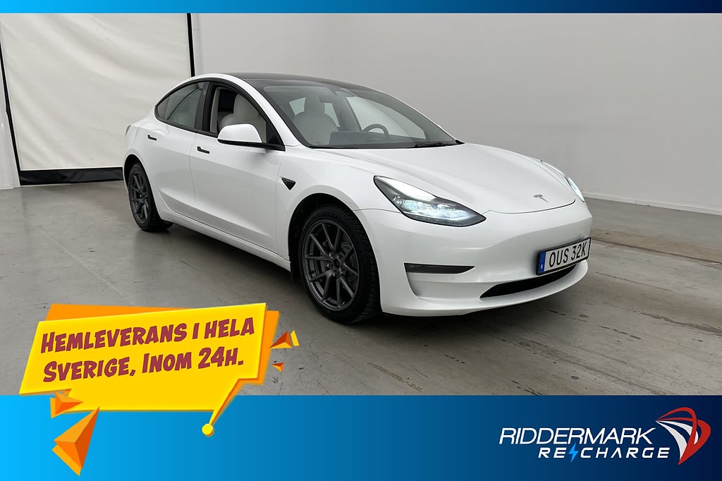 Tesla Model 3 Long Range AWD Autopilot Svensksåld MOMS