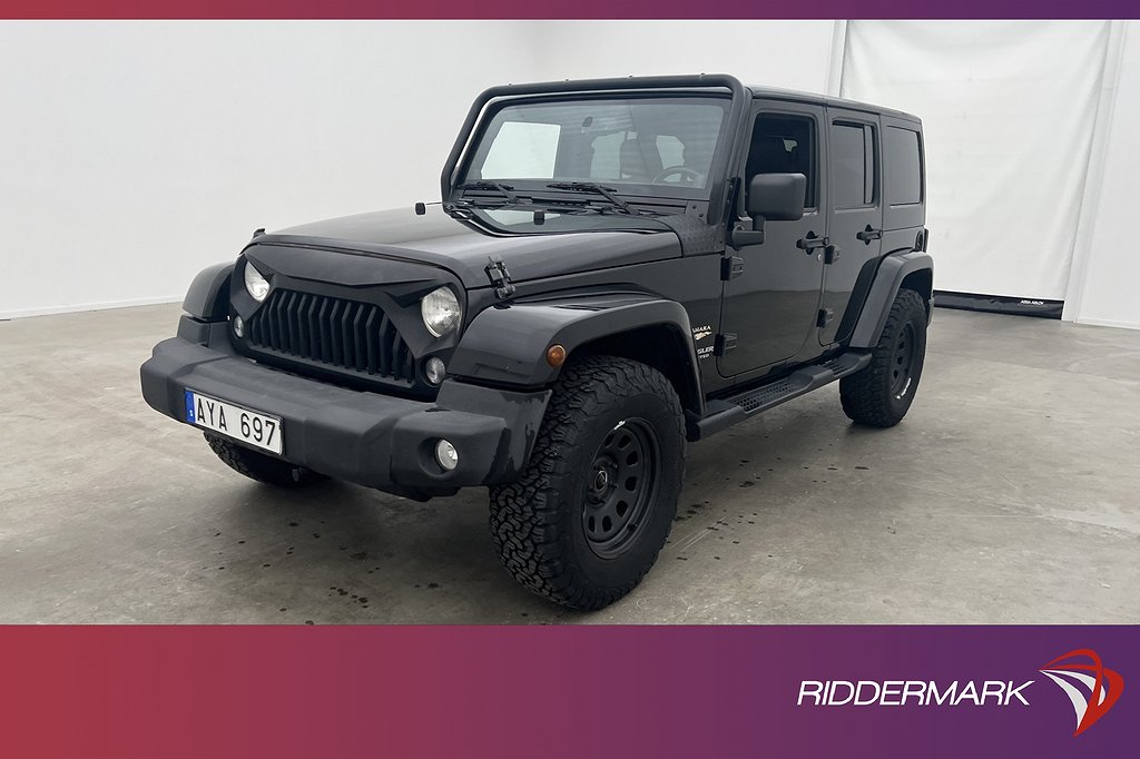 Jeep Wrangler Unlimited 3.6 V6 4WD 284hk Sahara Hardtop Drag