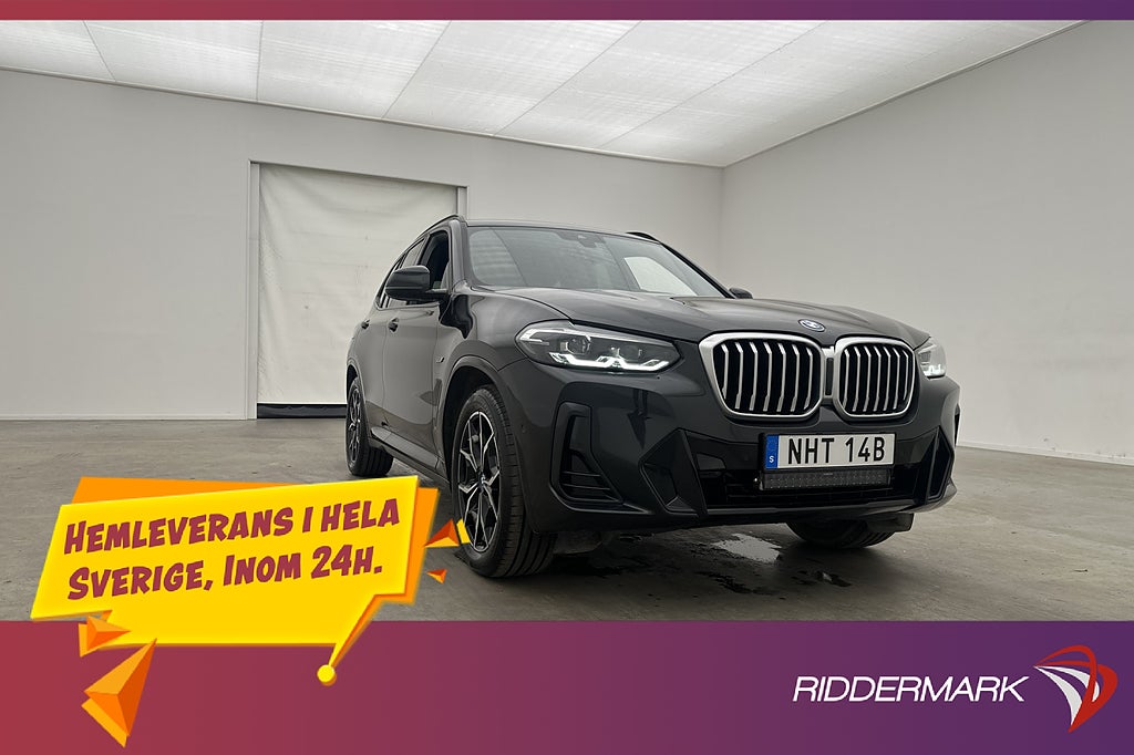 BMW X3 XDrive30e 292hk M-Sport Kamera Dragkrok Skinn MOMS
