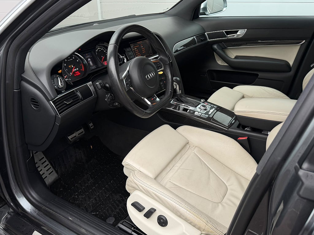 AUDI RS6 AVANT 5.0 V10 BITURBO 579ch QUATTRO - BOSE - CUIR - FREINS CARBONE - ACC - SIÈGES CHAUFFANTS AVANT/ARRIÈRE