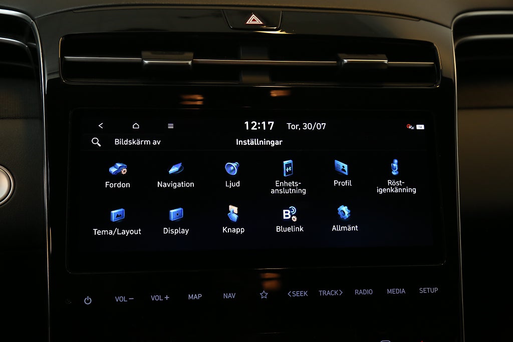 Hyundai Tucson 1,6 T-GDI 180hk Advanced AWD Aut Skinn KRELL 1ägare 2021