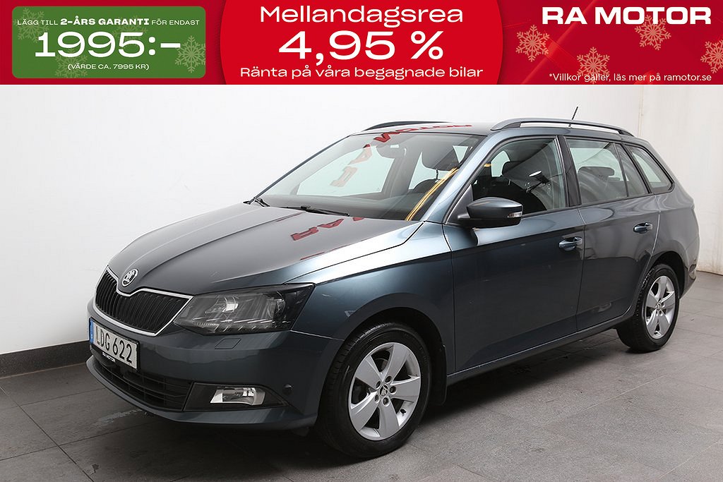 Skoda Fabia 1,2 TSI 90hk Kombi Motorv Dragkrok 