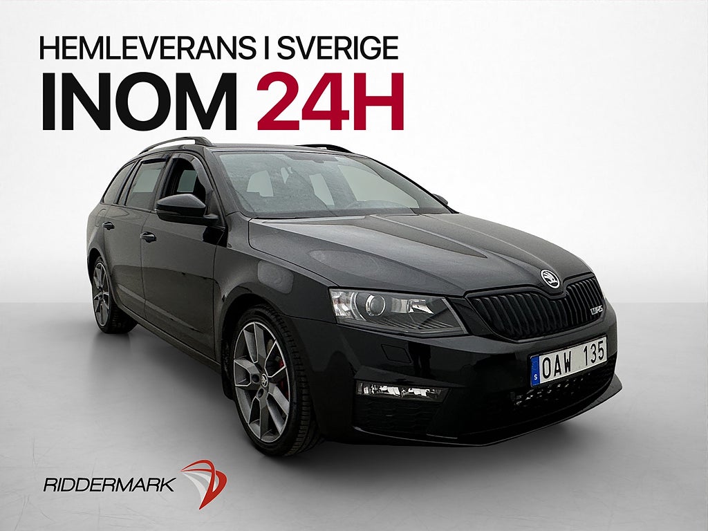 Skoda Octavia RS Kombi 2.0 TSI 220hk Skinn Navi  Dragkrok
