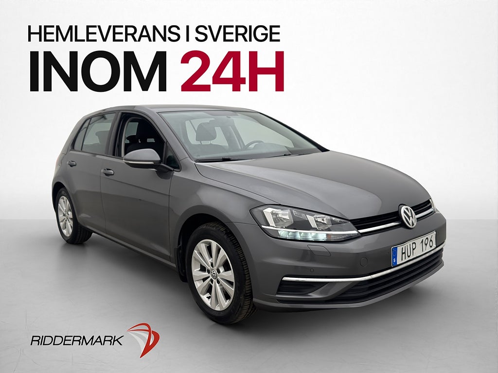 Volkswagen Golf 1.0 TSI 110hk Sensorer CarPlay Adaptiv-Fart