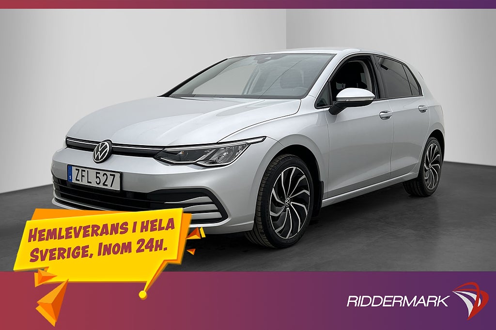 Volkswagen Golf 1.5 TSI 150hk Kamera CarPlay Drag Rattvärme