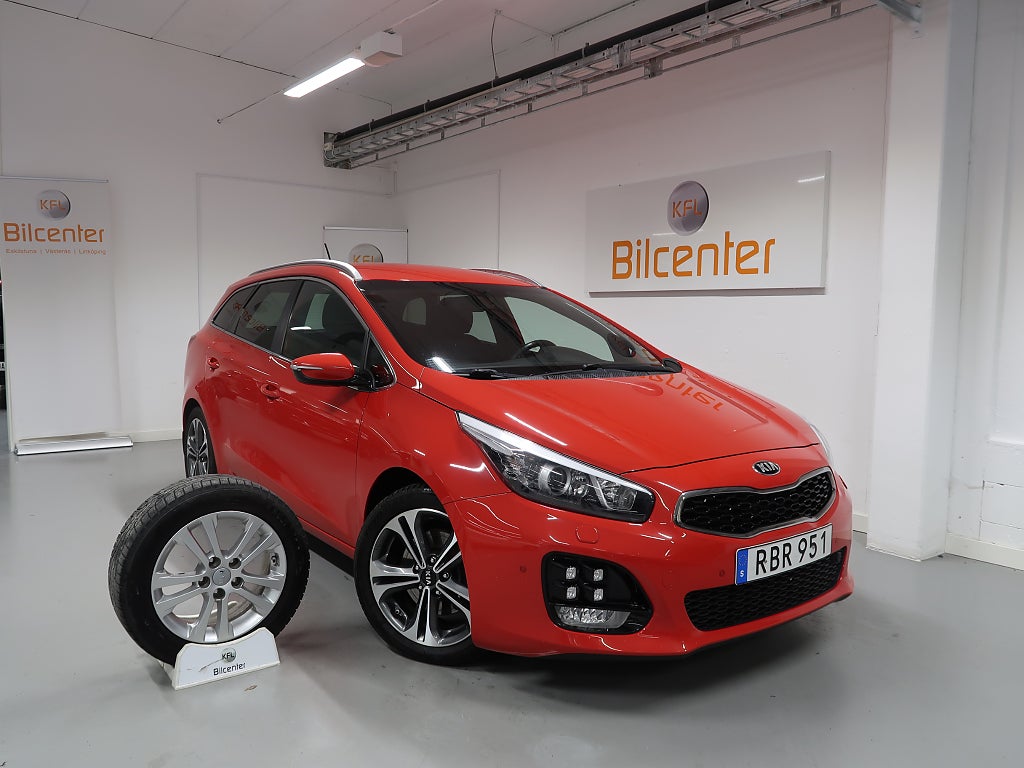 Kia Ceed 1.6 CRDi GT-Line V-Däck ingår Navi-Kamera-Motorvärmare-