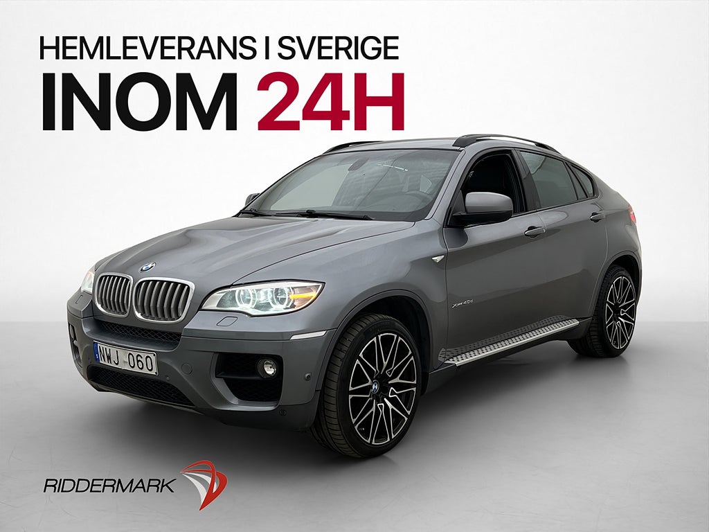 BMW X6 XDrive40d 306hk M Sport Taklucka Skinn Navi Dragkrok