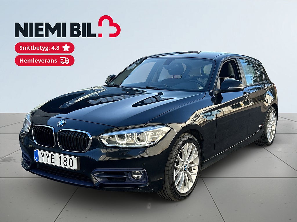 BMW 118d Sport Line xDrive MoK-värmare/SoV-däck/Rattvärme/Navi