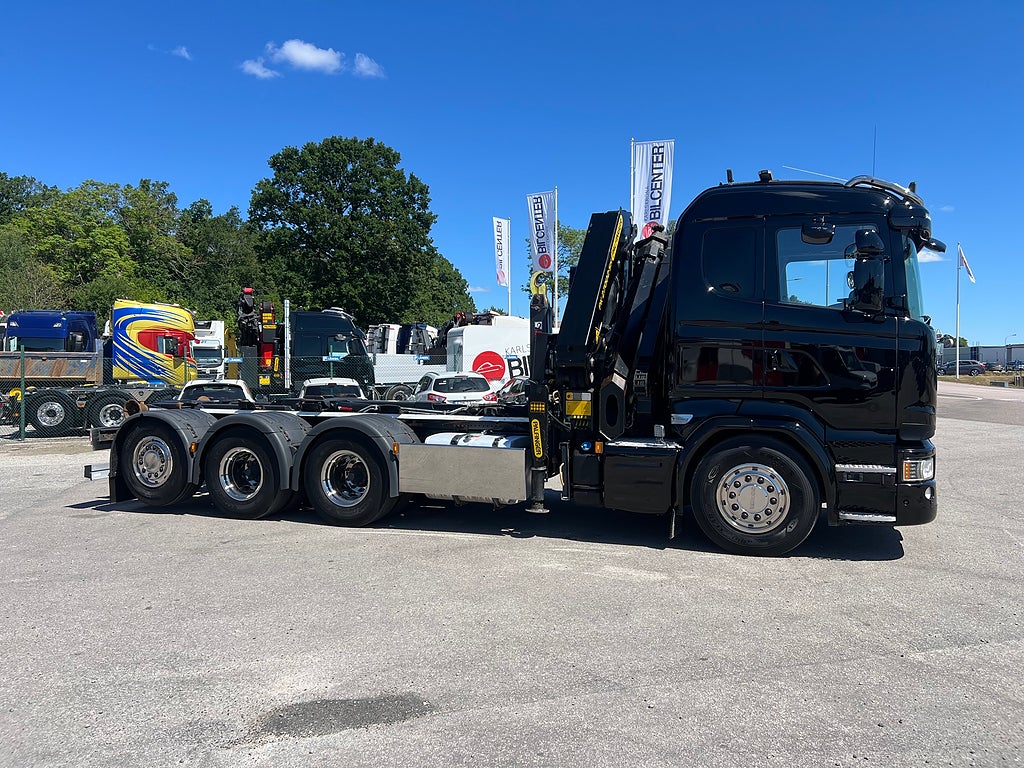 Scania R490 8x4*4 Tridem Kranväxlare, Palfinger 27002 Kran