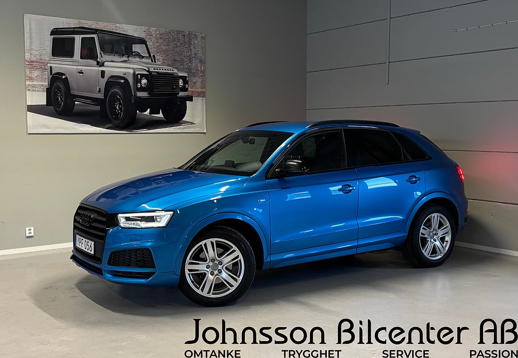 Audi Q3 2.0 TDI Quattro Keyless S Line Drag Svart optik 150hk