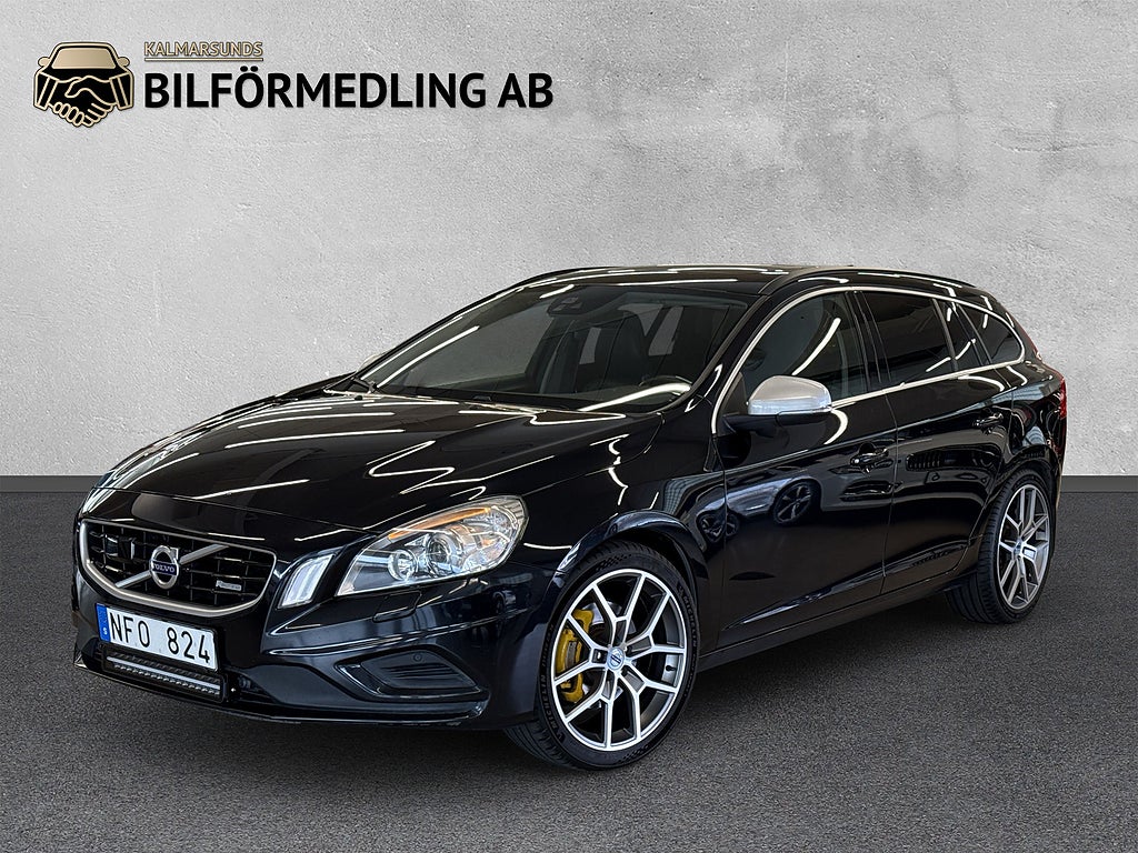 Volvo V60 T6 AWD Black R Polestar Ferrita 329hk Drag B-Värm Pano 